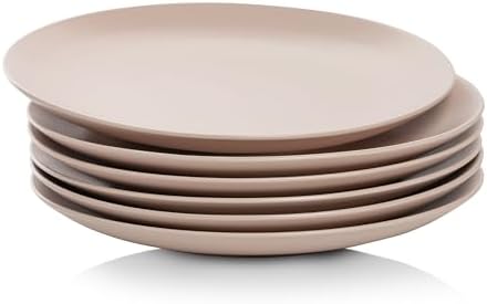 10 Strawberry Street Wazee Matte Coupe Dinnerware, Salad Plate, Blush, Set of 6 - Image 3
