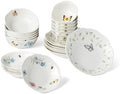 Lenox Butterfly Meadow Porcelain 24-Piece Variety Bowl Set for 6 by Lenox
