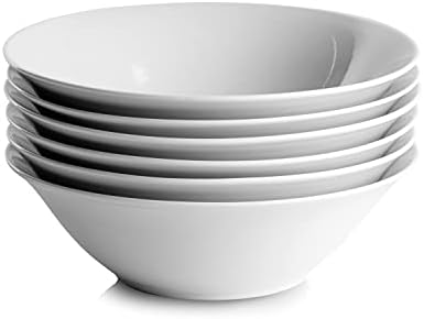 10 Strawberry Street Simply White 7" Round Cereal Bowl, Set of 6 - Image 2