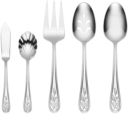 Lenox Christmas 65-Piece 18/10 Silverware Set for 12, Flatware - Image 3