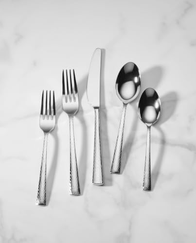 Lenox Gladstone 65-Piece 18/10 Silverware Set for 12, Flatware - Image 2