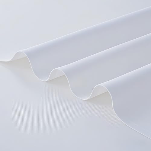 FOLINS&HOME White Cloth Napkins Set of 6, Decorative 20x20 Inch Napkins - Image 3