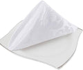 EHouseHome Damask Jacquard Cloth Napkins Waterproof Spillproof Polyester Fabric Napkins,White,Set of 4, 17 x 17 Inch by EHouseHome