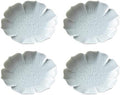 Gaolinci Zen Ceramic Plate, 5 Inches Lotus Shaped Appetizer Plates, Dessert Plate, Nut Plate (Set of 4) by Gaolinci