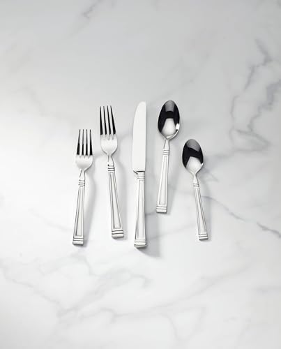 Lenox Esquire 65-Piece 18/10 Silverware Set for 12, Flatware - Image 5