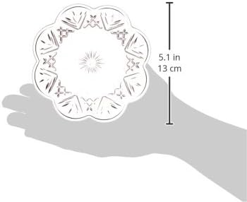 Godinger Lead Crystal Set of 4 Dublin Canape Plates - Image 3