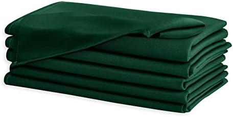 Hiasan Cloth Napkins Set of 6, 20 x 20 Inch, Hunter Green - Image 2