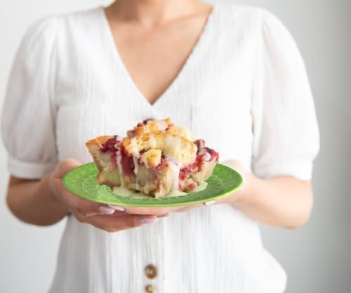 Annovero Dessert Plates, 7 Inch, Microwave & Dishwasher Safe, Set of 6 - Image 2