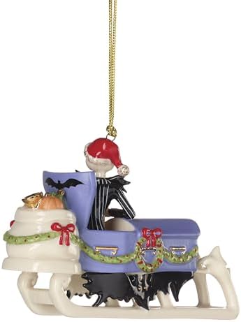 Lenox Jack Skellington Sledding Ornament - Image 2