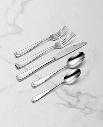Oneida Flatware Moda 18/10 Silverware Set for 1, 5-Piece - Image 7