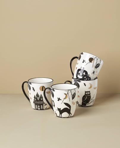 Lenox Haunted Halloween Porcelain Mug Set for 4, 12oz - Image 3