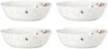 Lenox Butterfly Meadow Porcelain 4-Piece Soup Bowl Set for 4, 32oz by Lenox