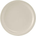 Tuxton China TNR-008 Plate, 9" Diameter, Round, Narrow Rim, Microwave and Dishwasher Safe, Oven Proof, Fully Vitrified, Ceramic, TuxCare, Healthcare, Nevada, American White/Eggshell, Pack of 24