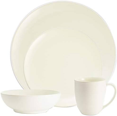 Noritake Colorwave White 4-Piece Coupe Place Setting, Service for 1 by Noritake