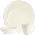 Noritake Colorwave White 4-Piece Coupe Place Setting, Service for 1 by Noritake