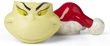 Lenox Dr. Seuss Grinch Christmas Candy Jar with Lid - Image 2