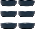 10 Strawberry Street Wazee Matte Coupe Dinnerware, Bowl, Dark Blue, Set of 6 by 10StrawberryStreet
