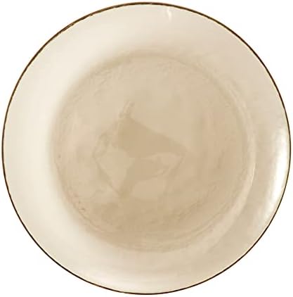 Fortessa Los Cabos Glass Dinnerware Collection, Dinner Plate (Set of 4), 10.5 Inch, Ginger Root by Unknown