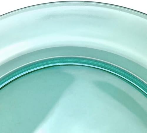 STP GOODS Glass Plates Set of 4 – Borosilicate Salad & Dessert Plates, Transparent Glass Appetizer Plates, Microwave & Dishwasher Safe Tableware - Image 5