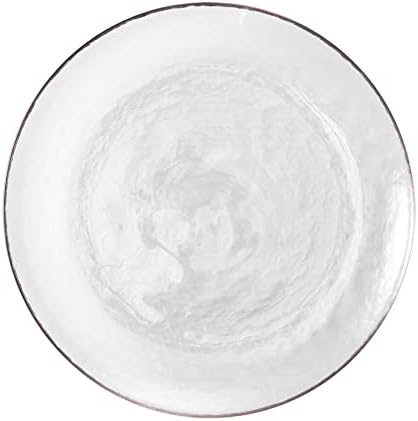 Fortessa Los Cabos Glass Dinnerware Collection, Dinner Plate (Set of 4), 10.5 Inch, Clear by Unknown
