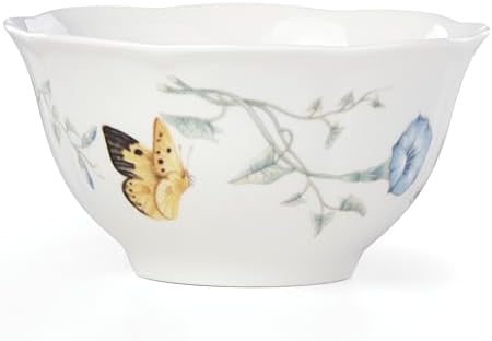 Lenox 6083448 Butterfly Meadow Rice Bowl,White by Lenox