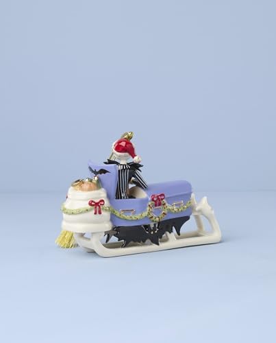 Lenox Jack Skellington Sledding Ornament - Image 4