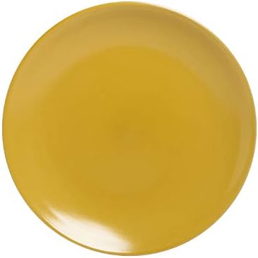 10 Strawberry Street Wazee Matte Coupe Dinnerware, Salad Plate, Yellow, Set of 6 - Image 4