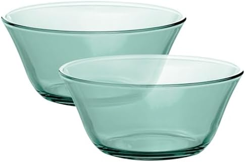 STP GOODS Glass Dinner Plates Set of 2 – Borosilicate Salad & Soup Plates, Transparent Glass Serving Plates for Pasta, Bread, Dessert & Appetizers, Dishwasher Safe Tableware by STP-Goods