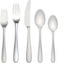 Lenox Stratton 65-Piece 18/10 Silverware Set for 12, Flatware by Lenox