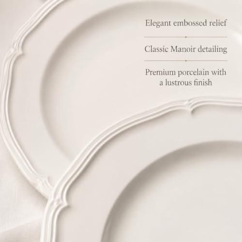 Villeroy & Boch Manoir 18 Piece Dinnerware Set, Creamy White - Image 3