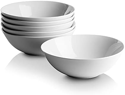 10 Strawberry Street Simply White 7" Coupe Cereal Bowl, Set of 6 by 10StrawberryStreet
