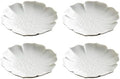 Gaolinci Zen Ceramic Lotus Shaped Appetizer and Dessert Plates (Set of 4) by Gaolinci