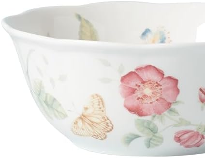 Lenox Butterfly Meadow Large All-Purpose Bowls, Salad Bowl Set for 4 - Image 2
