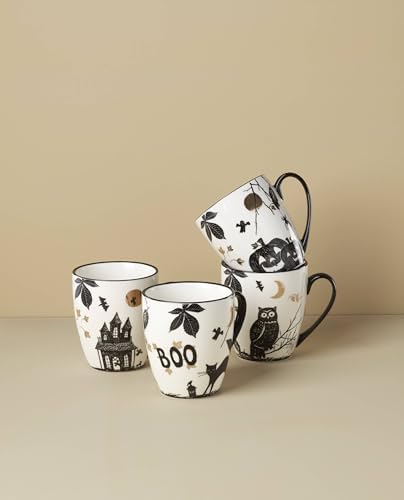 Lenox Haunted Halloween Porcelain Mug Set for 4, 12oz - Image 2