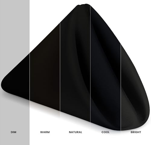 Bulk 288-Pack Cloth Napkins, 17"x17", Wrinkle Resistant, Sturdy, Black - Image 3