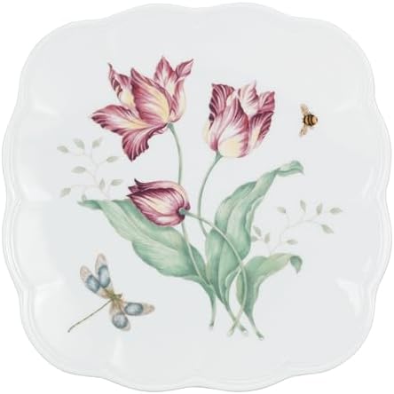 Lenox Butterfly Meadow Square Porcelain 18-Piece Dinnerware Set for 6 - Image 4