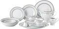 Lorenzo Sirena 57-Piece Dinnerware Set, Service for 8 by LorrenHomeTrends