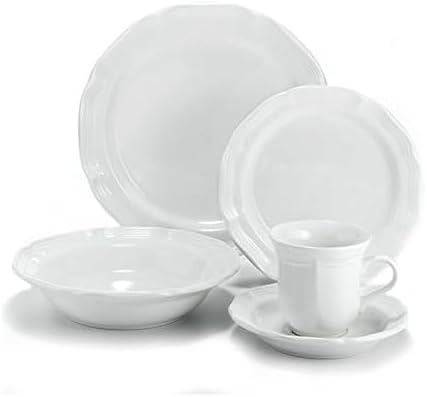 Mikasa French Countryside 5-Piece Place Setting, Cream by Mikasa