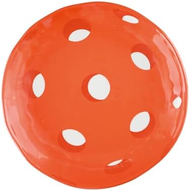 UP Pickleball Melamine Round Dessert Plates, Small Serving Plates, for Appetizer, Snacks, and Side Dishes, Multicolor, 6 Inch, Set of 4 - Image 7