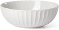 Lenox French Perle Scallop Serving Bowl, 3.60 LB, White by Lenox