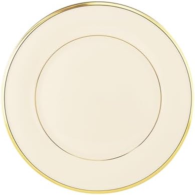 Lenox Eternal Gold Banded Ivory China Dinner Plate - by Lenox
