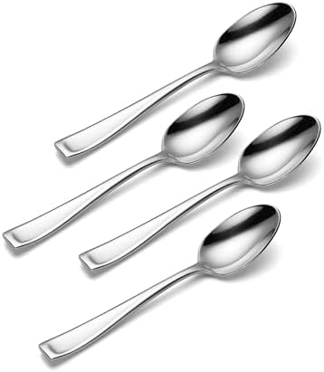 Oneida Moda Dinner Spoons Silverware Set for 4, Flatware - Image 2