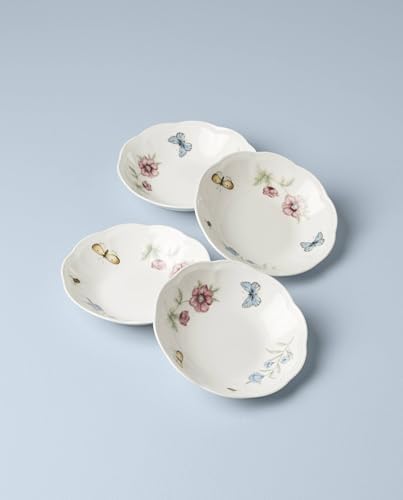 Lenox Butterfly Meadow Porcelain Fruit Bowls, 11oz, Set of 4 - Image 3