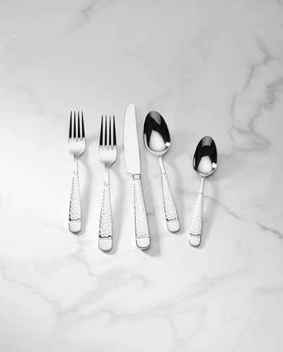 Lenox Eastwood 65-Piece 18/10 Silverware Set for 12, Flatware - Image 4
