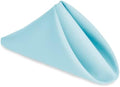 Hiasan Cloth Napkins Set of 6, 20 x 20 Inch, Sky Blue by Hiasan