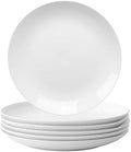Large Dinner Plates Set of 6, 11 Inch Ceramic Plates – White Porcelain Dinner Plates for Kitchen, Serving & Everyday Use, Microwave & Dishwasher Safe by YALONG