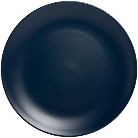10 Strawberry Street Wazee Matte 10.5" Coupe Dinner Plate, Set of 6, Midnight Blue - Image 4