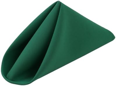 Washable Cloth Napkins Set of 24,18x18 inch,Christmas Decorations for Table,100% Microfiber Dinner Napkins,Good for Restaurant, Everyday use, Parties.(Kelly Green) by KOFFOTA