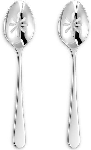 KEAWELL Premium Louise 9-Inch Slotted Serving Spoon (Slotted Spoon) by KEAWELL