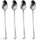 Oneida Juilliard Iced Tea Spoons Silverware Set for 4, Flatware by Oneida